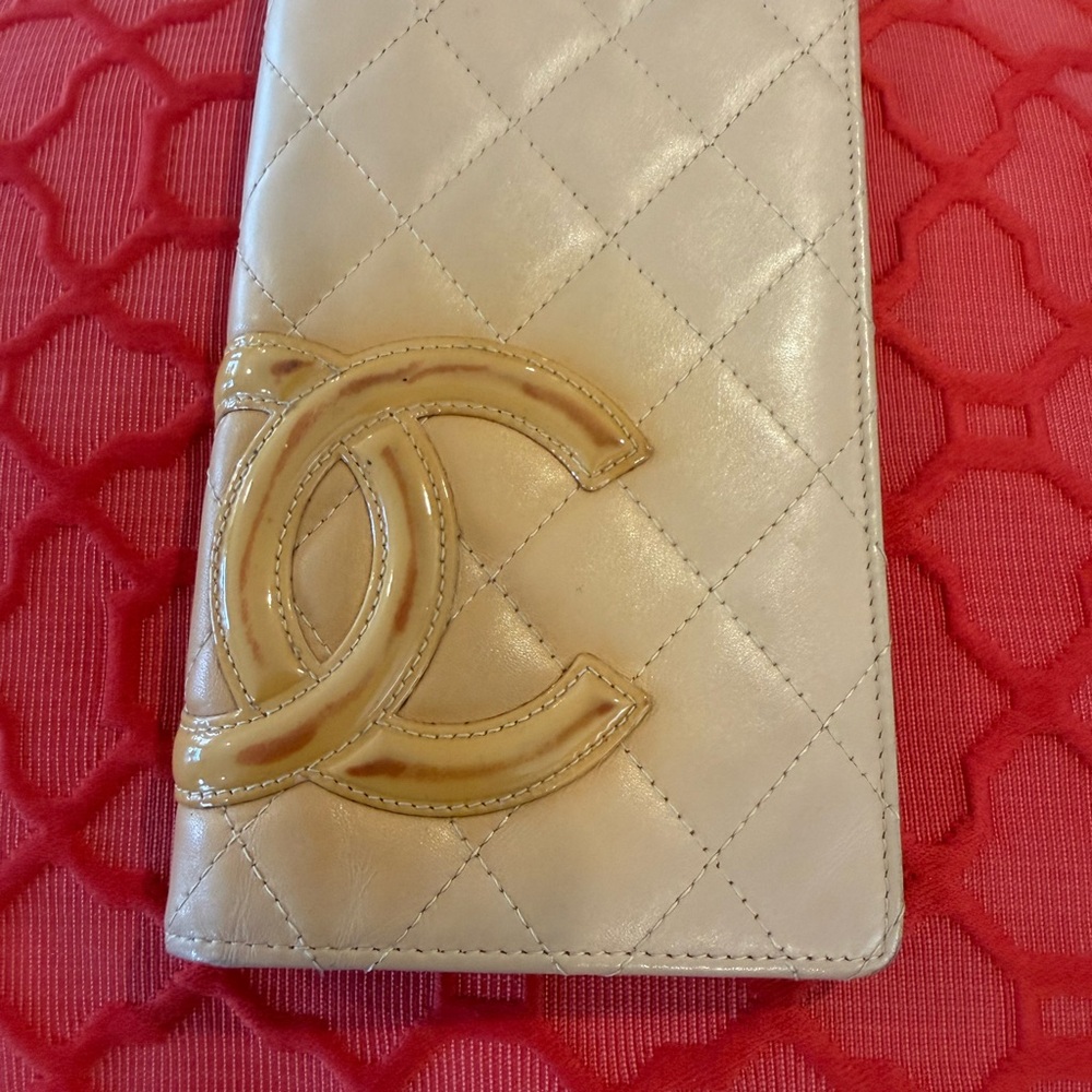 Authentic Chanel Cambon Quilted Bilfold